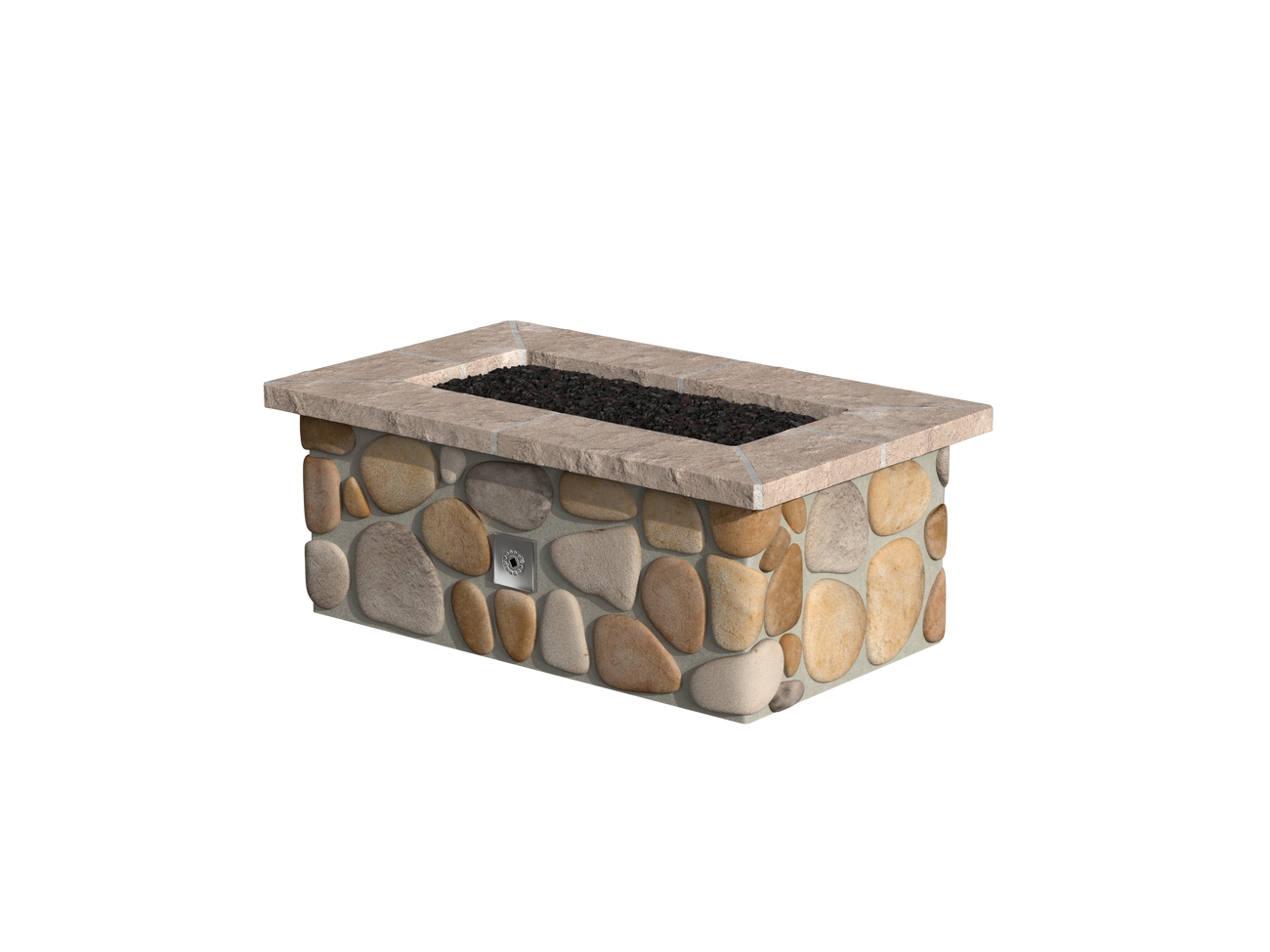 Arkansas River Rock / Brown Cap Stone