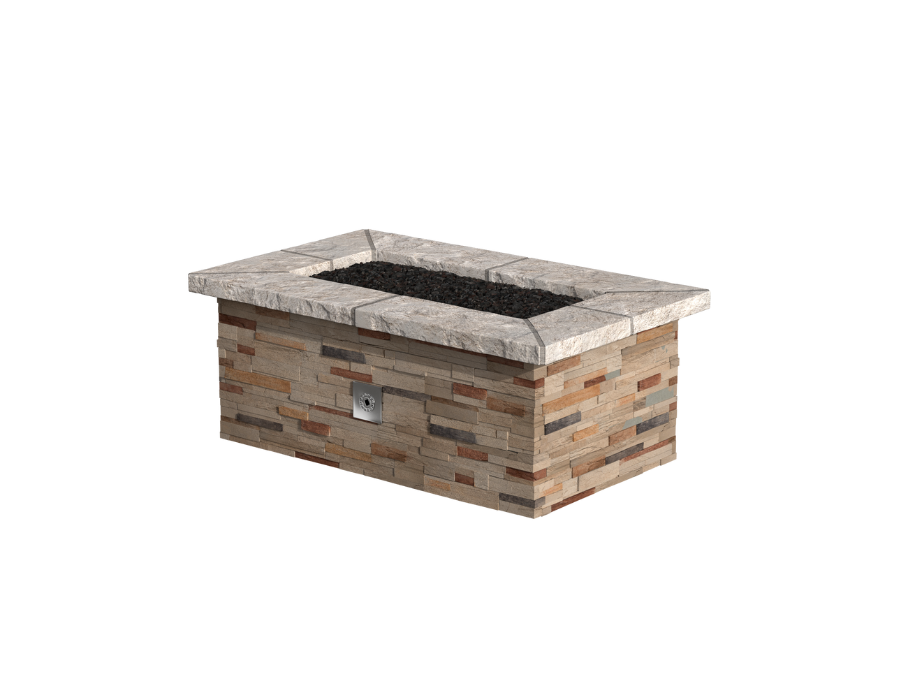 Ponderosa Stacked Stone / Ash Cap Stone