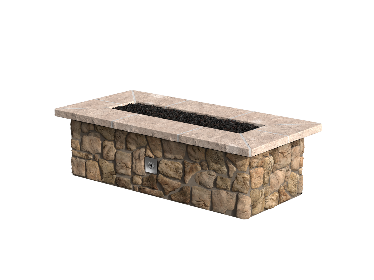 Buff Moss Rock / Brown Cap Stone
