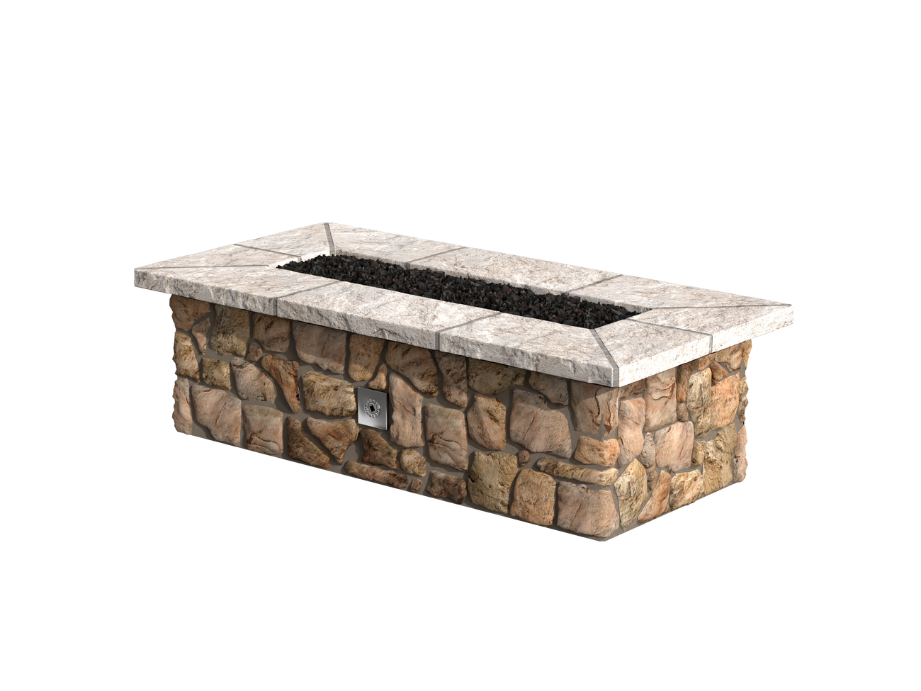Sienna Moss Rock / Ash Cap Stone