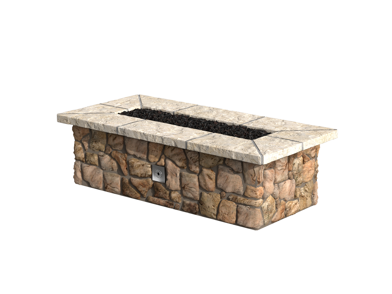 Sienna Moss Rock / Natural Cap Stone