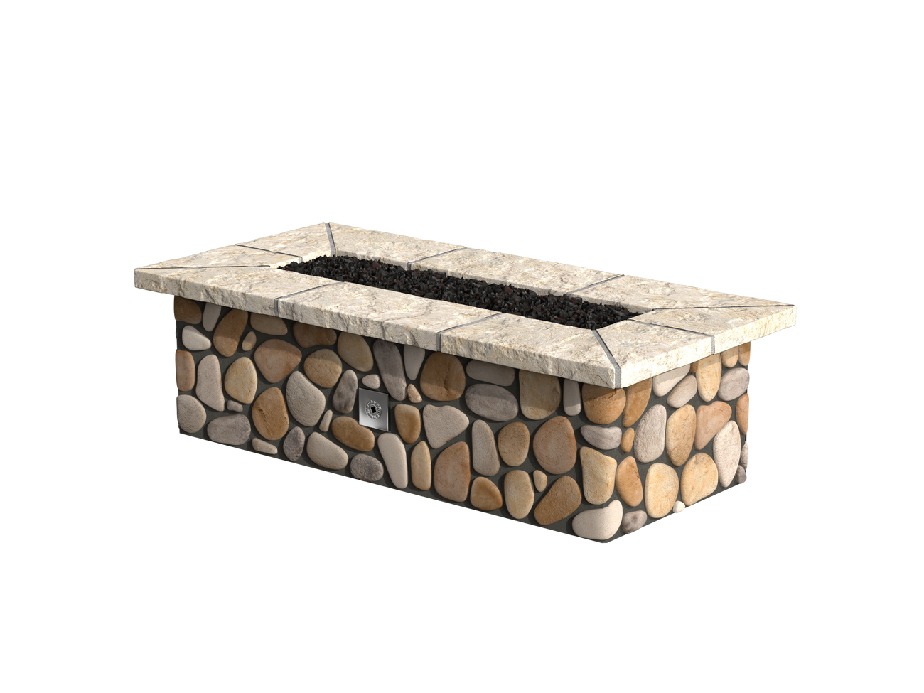 Arkansas River Rock / Natural Cap Stone