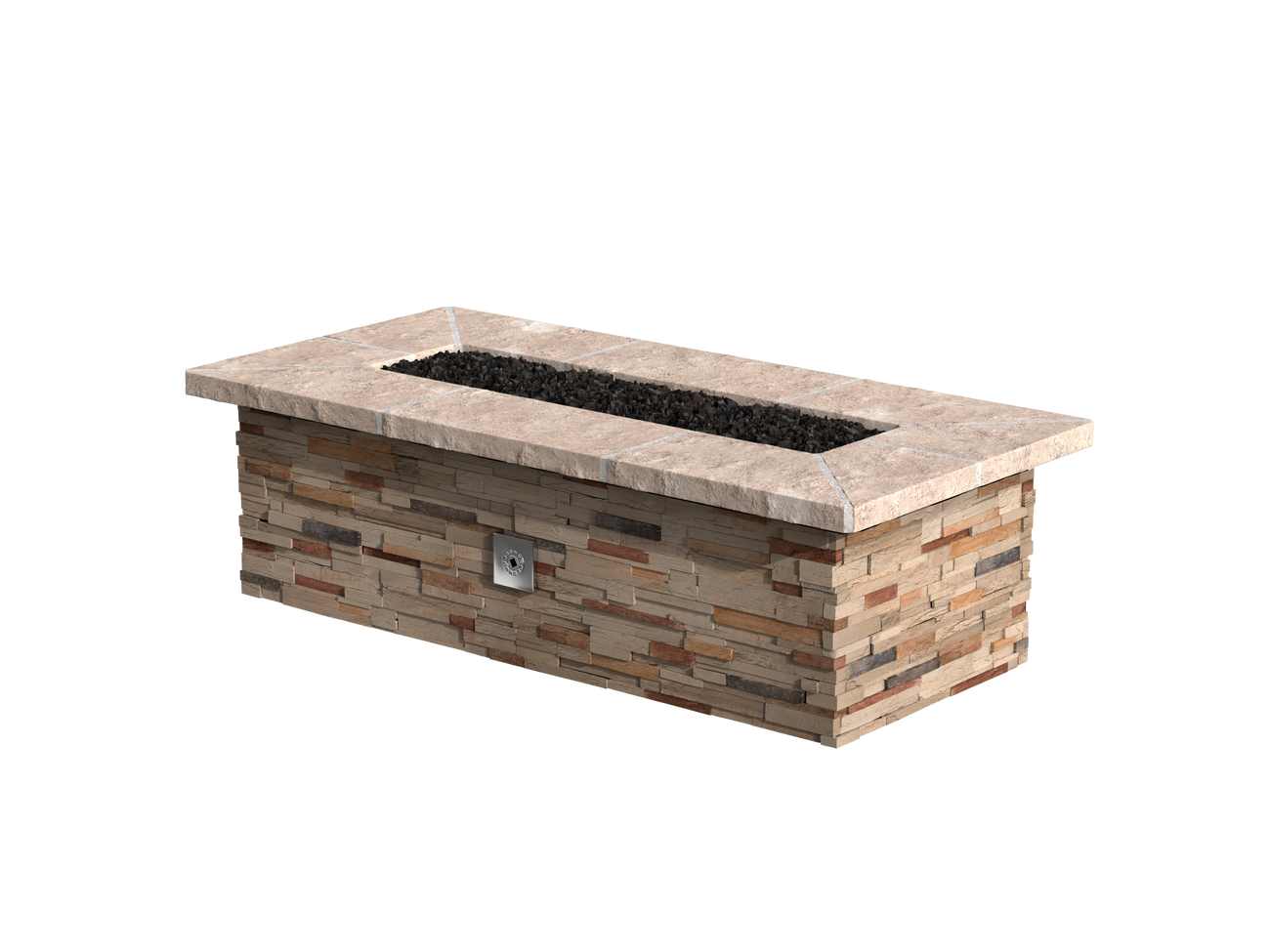 Ponderosa Stacked Stone / Brown Cap Stone