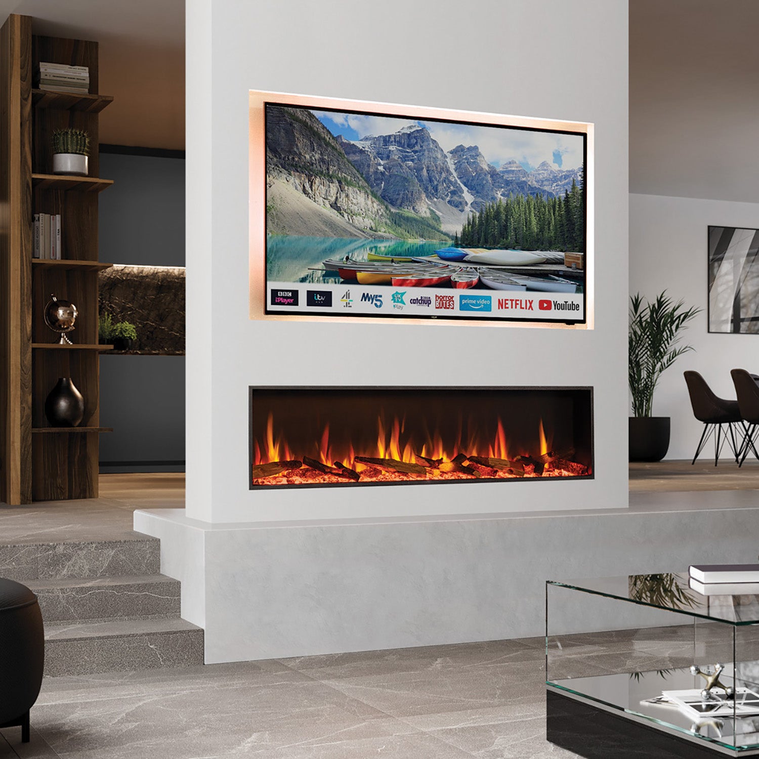 studio electric fireplace regency