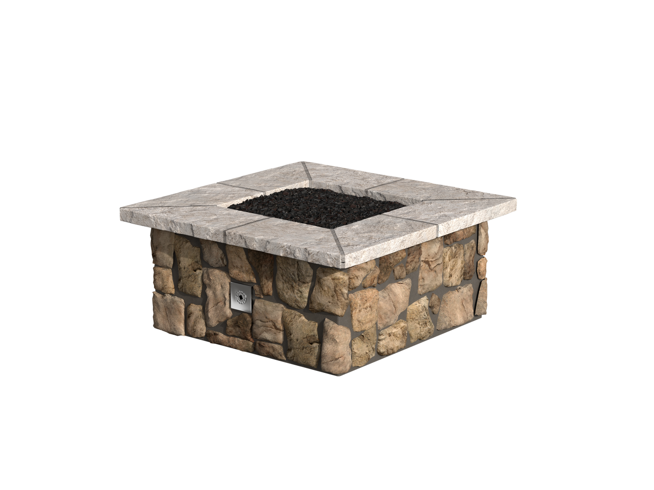 Buff Moss Rock / Ash Cap Stone