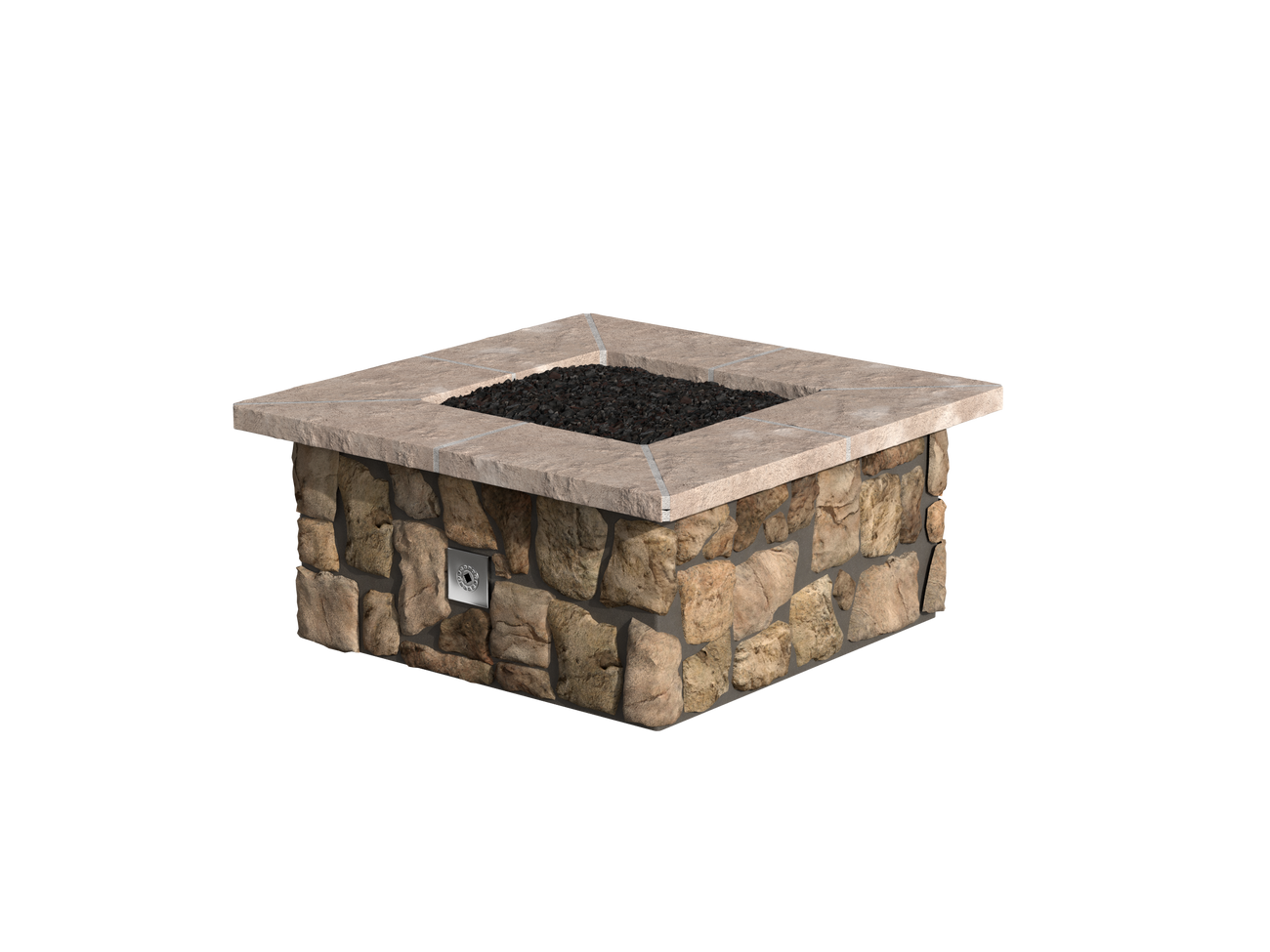 Buff Moss Rock / Brown Cap Stone