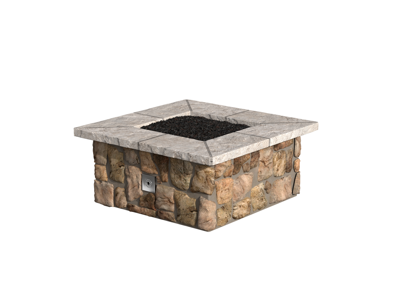 Sienna Moss Rock / Ash Cap Stone