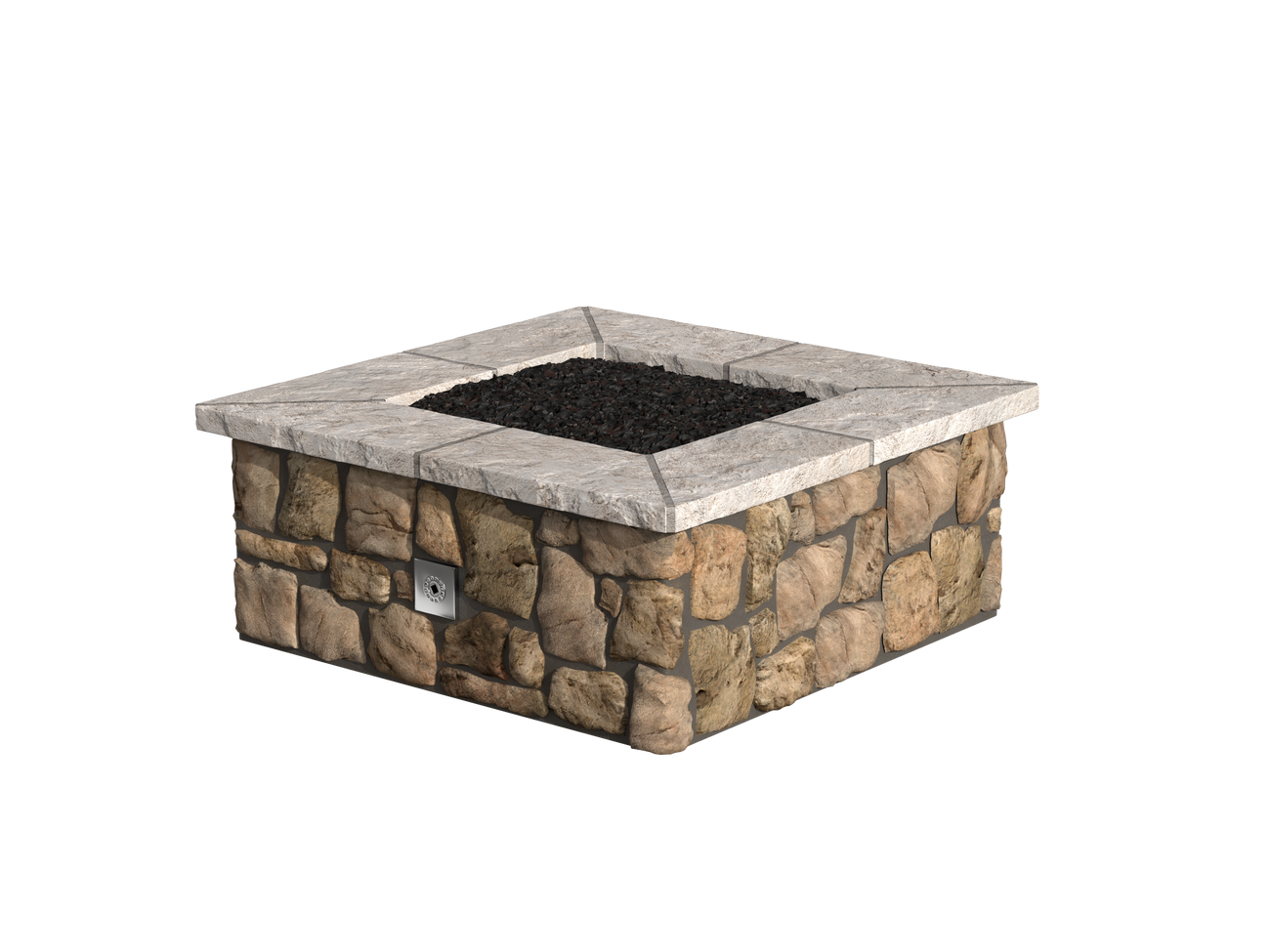 Buff Moss Rock / Ash Cap Stone