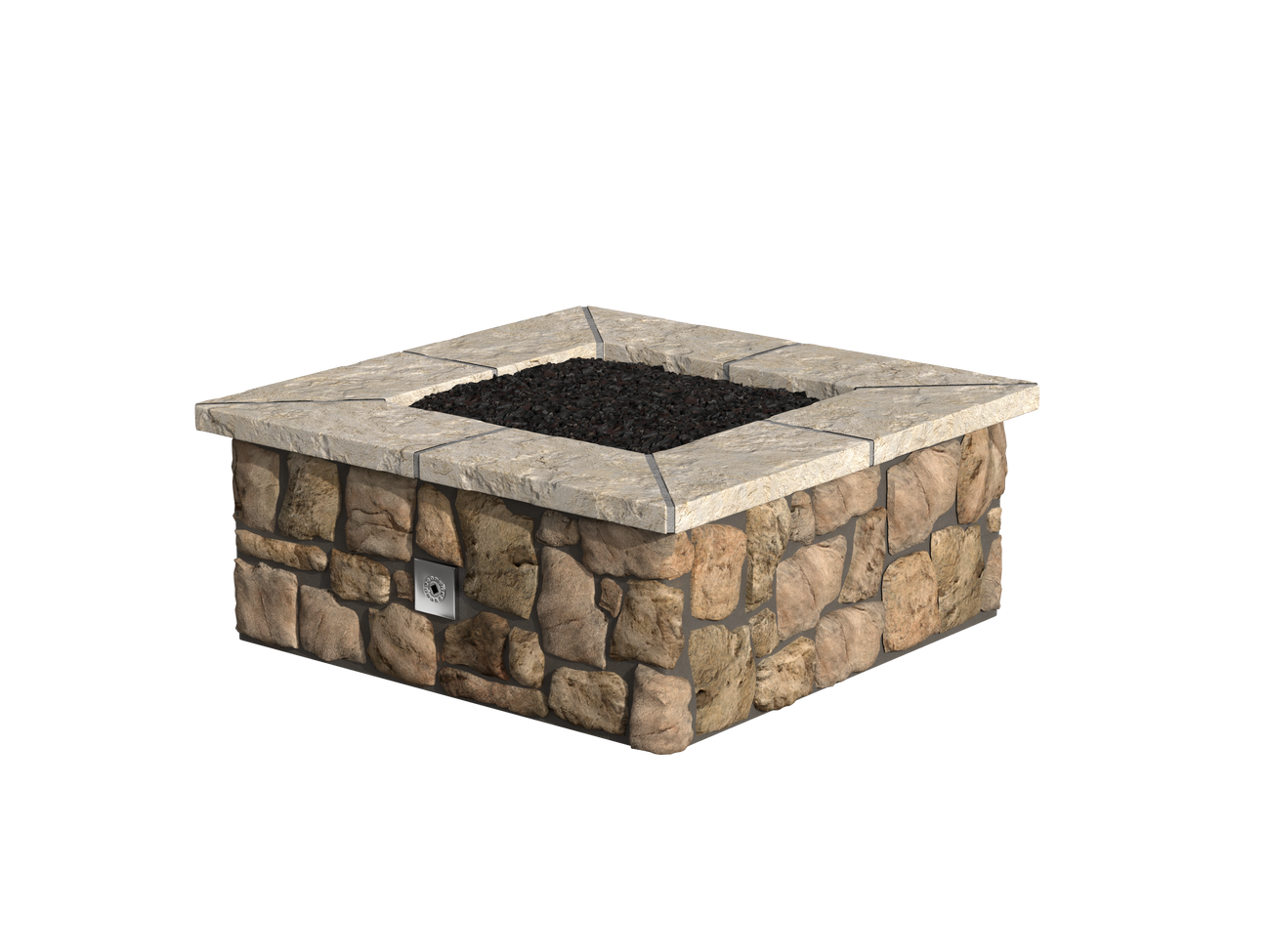 Buff Moss Rock / Natural Cap Stone