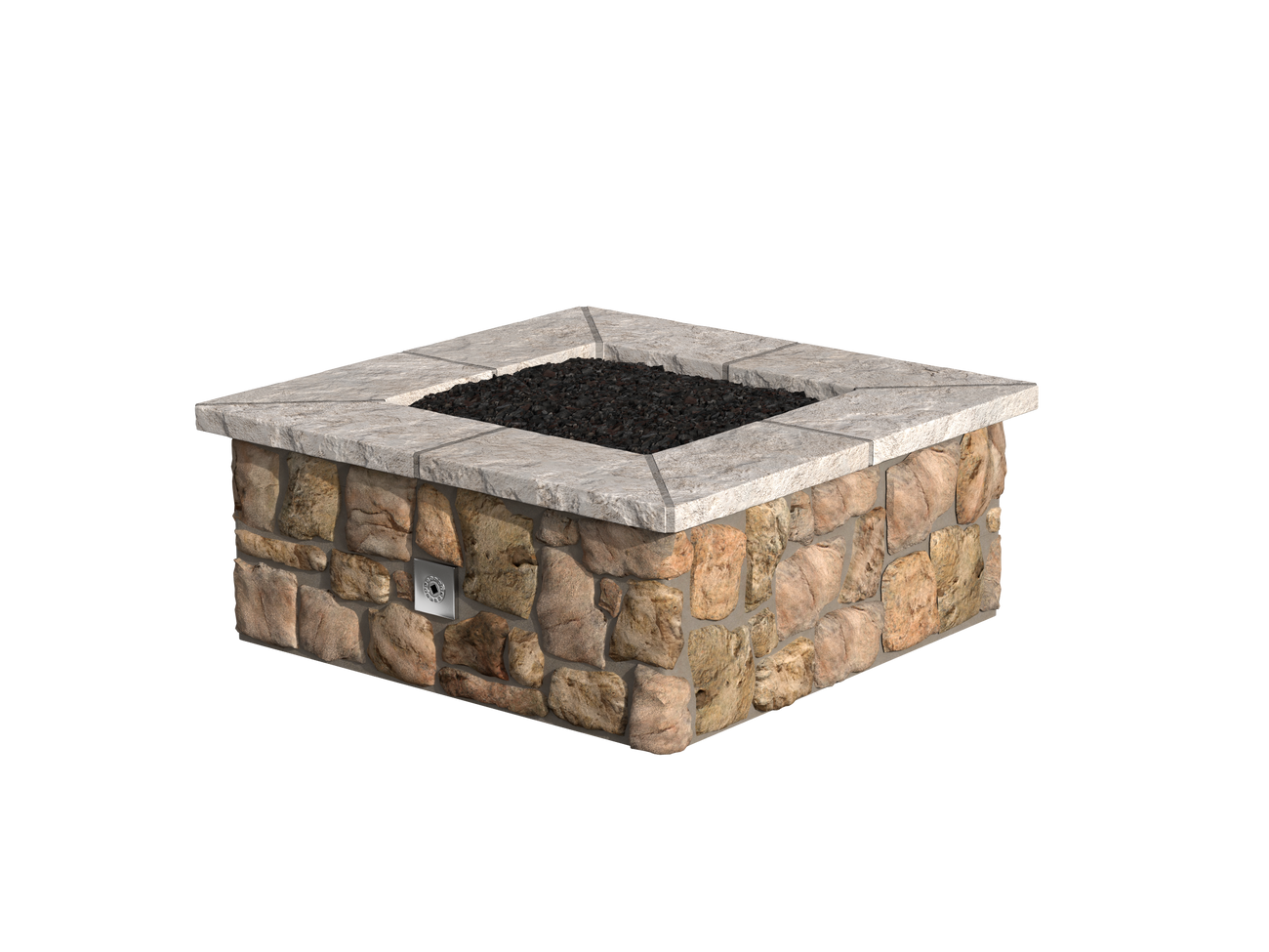 Sienna Moss Rock / Ash Cap Stone