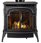 Stardance DV Gas Stove Classic Black with fire no screen