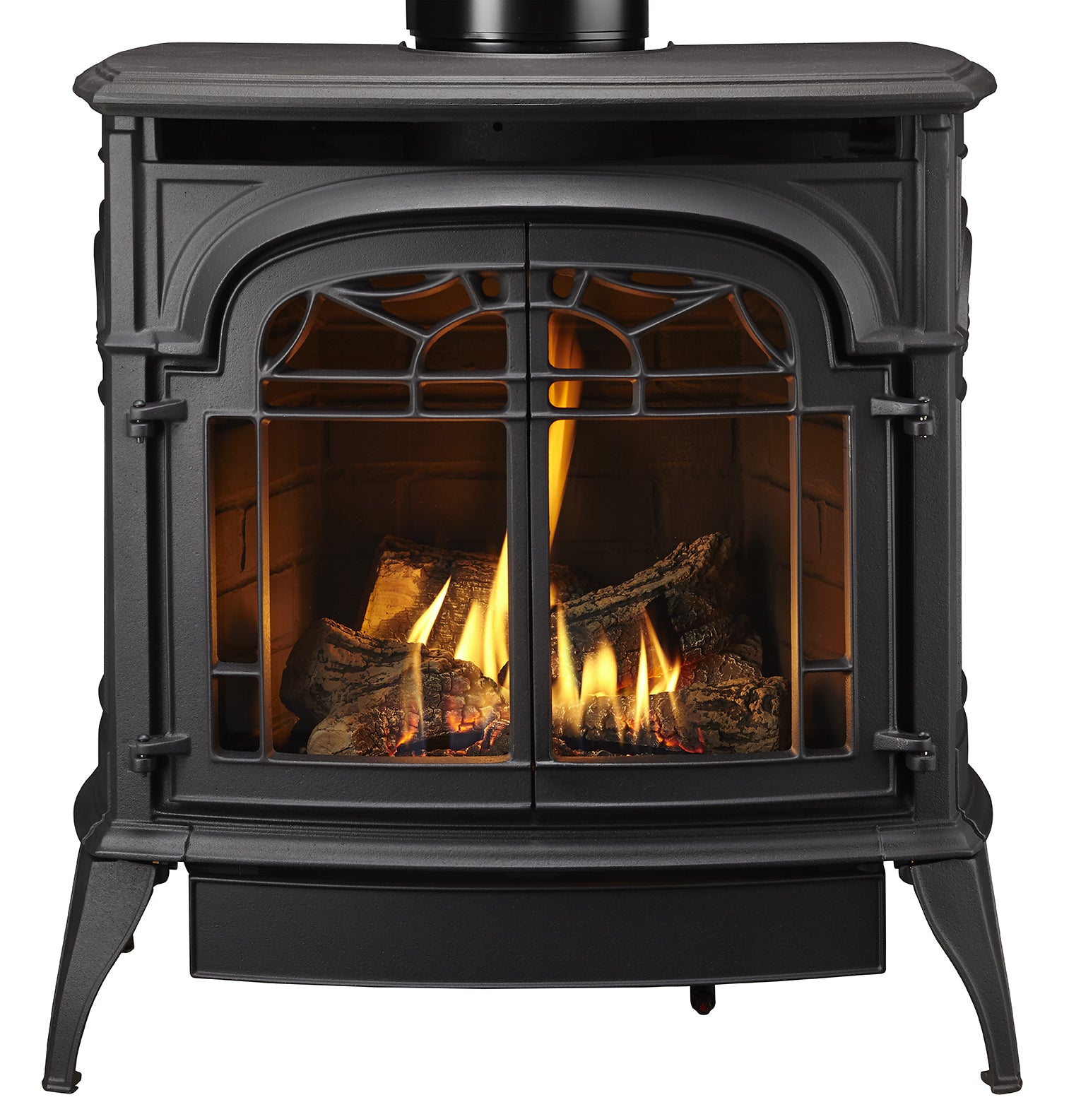 Stardance DV Gas Stove Classic Black with fire no screen