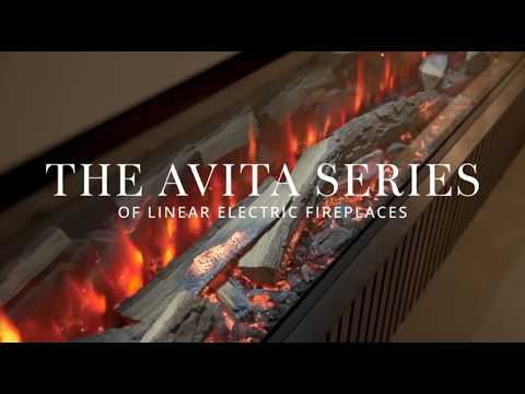 avita electric fireplace video