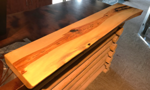 Pine wood fireplace mantel custom